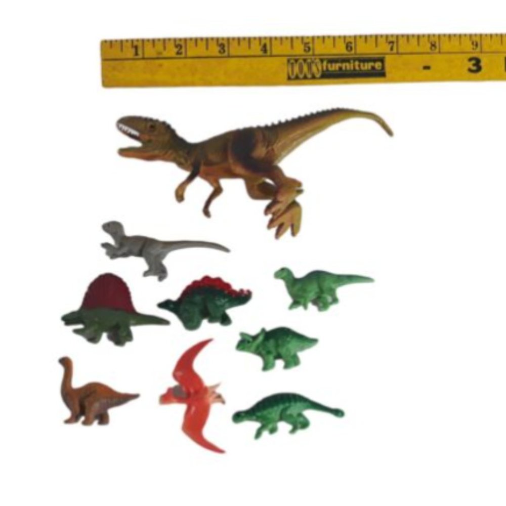 Dinosaur Figures Toy Plastic Lot Of 9 Please Look At Pictures - Picture 6 of 11